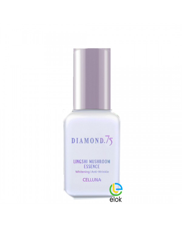 Big Promo Pemutih Wajah Celluna Diamond 75 Lingshi Mushroom Essence  